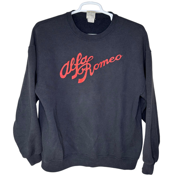 Lee Other - Vintage Lee Alfa Romeo Sweatshirt Mens Large Crewneck Black European Luxury Car